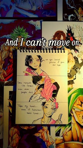 I Can’t Move On… 🥀 | Akaza x Koyuki #demonslayer #anime #drawing #shorts