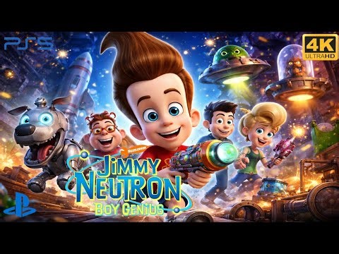 Jimmy Neutron: Boy Genius PS5™ Gameplay(4K/60FPS) Funny Moments! 🚀 #JimmyNeutron #PS5 #Viral #Gaming