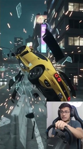 Racing Game Fail: High-Speed Crash Gone Wrong!