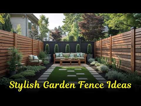 Stylish Garden Fence Ideas | Inexpensive Patio Privacy Fence & Backyard Screening Designs