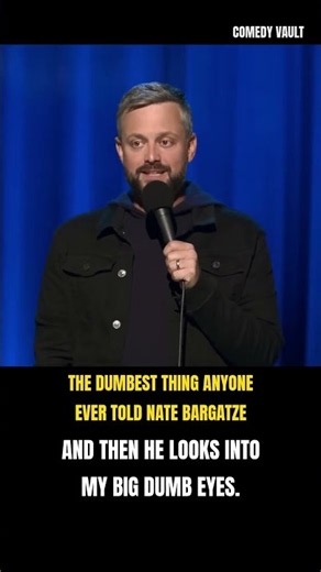 The Dumbest Thing Anyone Ever Told Nate Bargatze 😂 #Shorts