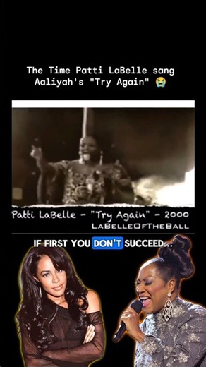 PATTI LaBelle Singing "Try Again" by AALIYAH (2000) #aaliyah #pattilabelle #live #viral