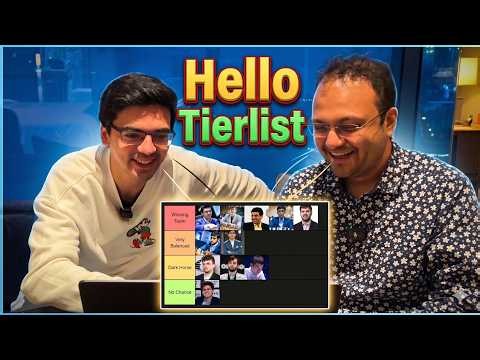 Anish Giri's epic top players "HELLO" Tierlist