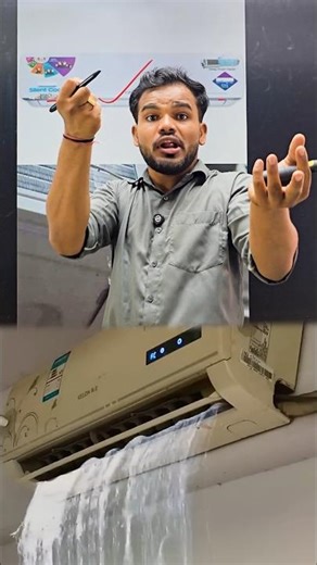 Ac me paani kaha se ata hai |#science #education #physics #learning #experiment