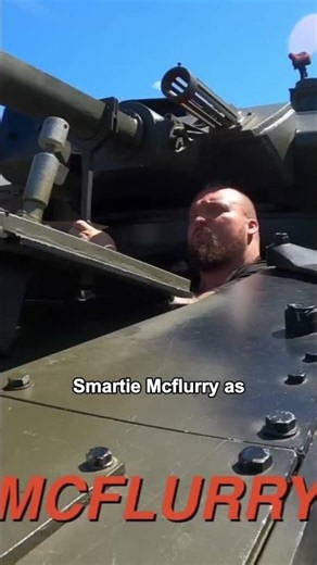 Eddie Hall Uses a Tank for a McDonalds Run