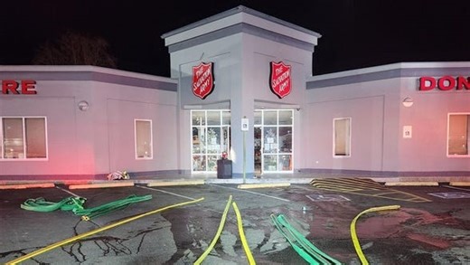 Fire at Maryland Salvation Army thrift store under investigation