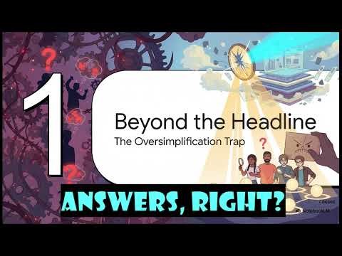 Oversimplification is used to keep you from seeing what is really going on