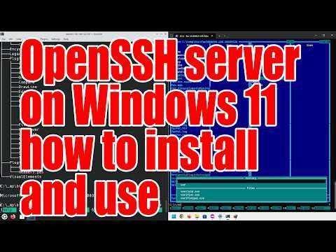 OpenSSH server on Windows11 how to install and use - April 2026 - 7c81cdf5