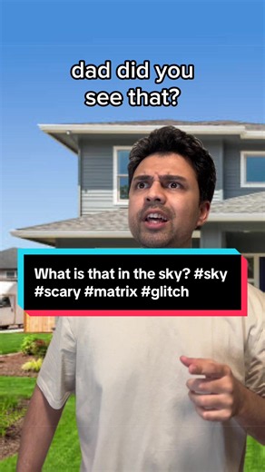 What is that in the sky? #sky #scary #matrix #glitch | glitch in a matrix sky