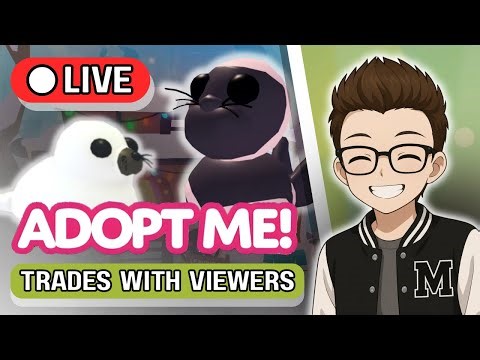 🔴 LIVE: Adopt Me in ROBLOX 💚JOIN ME!💚 Playing With Viewers 💚 New Update + Trading