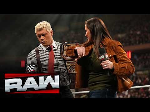 Stephanie McMahon slaps Cody Rhodes: Raw highlights, March 30, 2026