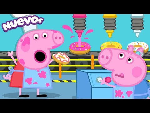 Los Cuentos de Peppa la Cerdita 🍩 La fábrica de donas  😋 NUEVOS Episodios de Peppa Pig