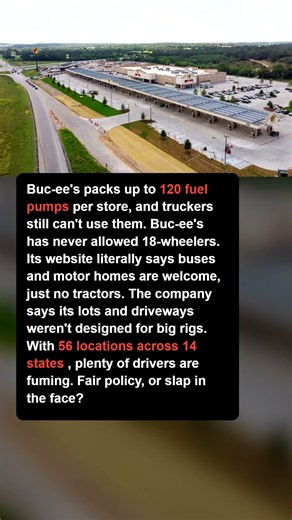 Buc-ee's: Huge Fuel Stop, No Semis Allowed
