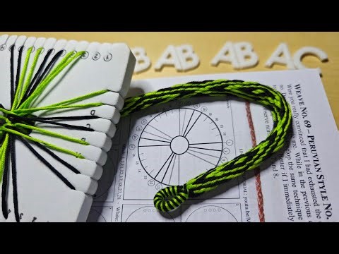Kumihimo Tutorial Peruvian (32 Threads)