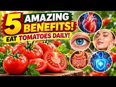 5 Amazing Health Benefits of Tomatoes 🍅 | What Happens When You Eat Tomatoes?