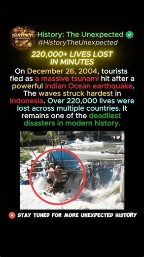 The Deadliest Tsunami | 2004 Indian Ocean Earthquake