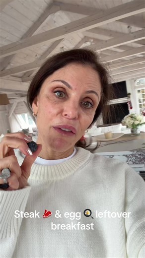 Delicious Steak and Egg Breakfast with Leftovers