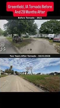 Before and 29 months after the Greenfield EF4 tornado