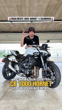 🔥Finally a 4-cylinder Hornet! The new Honda CB 1000 Hornet in Brazil #motorcycles