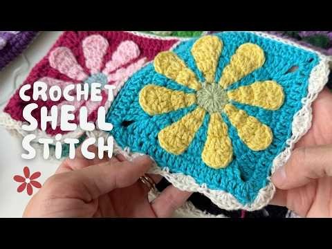 how to: crochet shell stitch tutorial (beginner friendly)
