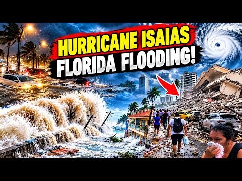 Hurricane Isaias Hits Florida Fort Walton Beach Flooding & Storm Damage