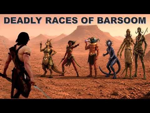 The 10 Human and Alien Races of John Carter of Mars - Barsoom