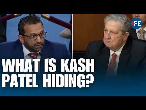 John Kennedy Grills Kash Patel Over Epstein Files in Heated Senate Clash
