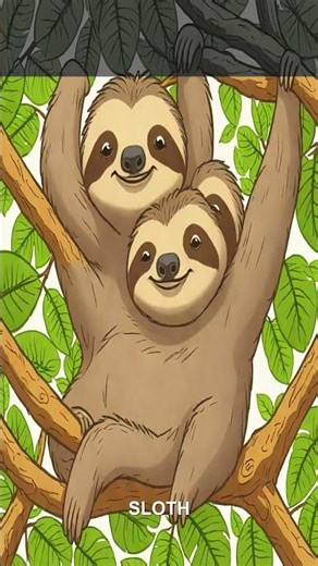 Amazing Sloth Facts! #shorts #animals