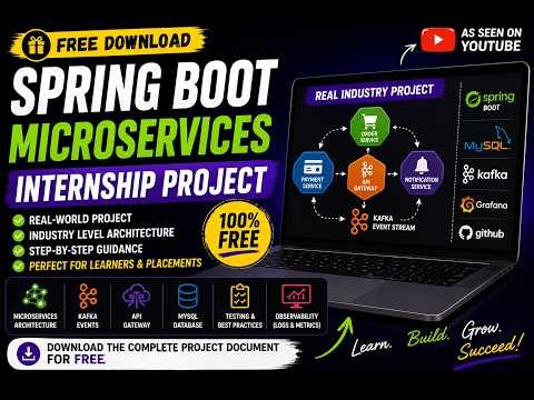 Spring Microservices Internship Project | Spring Microservices #internship