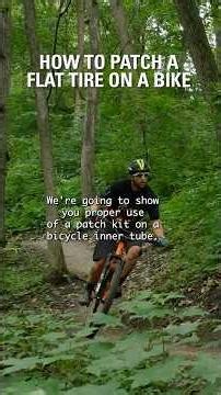 This video will help you patch a flat tire 🚲 #shorts