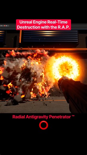 Unreal Engine Real-Time Destruction with the R.A.P. ™ ⭕️