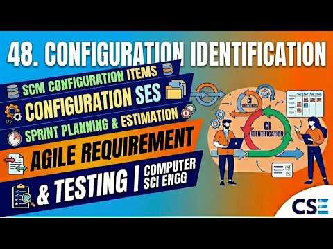 48. Configuration Identification | SCM related Agile Activities | Agile Technology | CSE