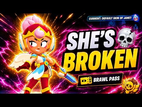 I Maxed Out Valkyrie Janet & She’s BROKEN (Brawl Stars)