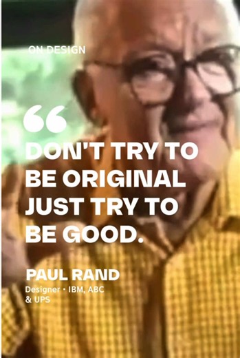 A pioneer of modern graphic design, Paul Rand revolutionized the way businesses communicate visually. His philosophy blended creativity, simplicity, and strategy, leaving behind a legacy that still influences designers and brands worldwide. Good design doesn't just look good. It solves problems, tells stories, and stands the test of time. #paulrand #graphicdesign #DesignThinking #branddesign