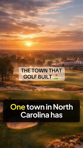 Pinehurst has hosted the US Open, US Women's Open, and Ryder Cup. It has 40 golf courses within 15 miles. A New England tycoon built it from scratch in 1895. The whole town exists because of golf. #Pinehurst #NorthCarolina #GolfCapital #USOpen #golfhistory