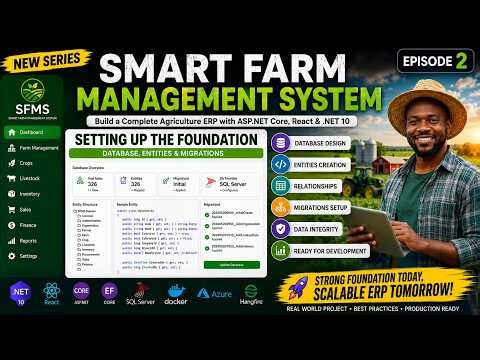 Build a Smart Farm Management System with ASP.NET Core, React & .NET 10 | Episode 2 - System Design🔥