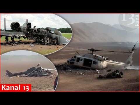 Second US military aircraft, two helicopters are struck in Middle East