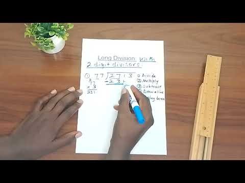 Division with 2 digit divisors 