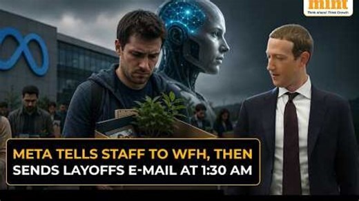 4 am layoff email: Meta starts alerting 8,000 employees about job cuts, reassigns 7,000 to new AI-powered teams | Company Business News