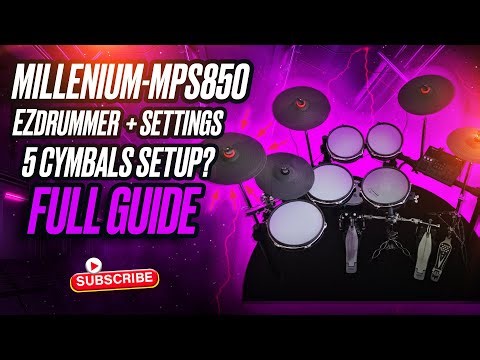 Millenium MPS-850 Ultimate Guide: Settings, Mods & 5 Cymbals Setup