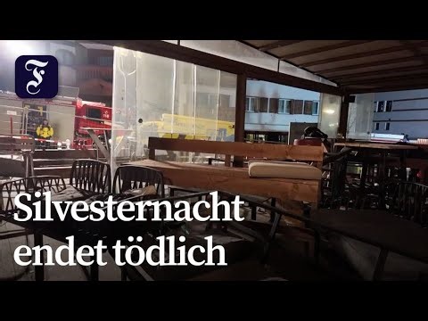 Feuer und Explosion in Schweizer Skiort