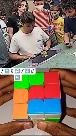 L,B,L, U Formula Rubik's Cube Tricks Algorithm #youcubed #rubikscube #cubers