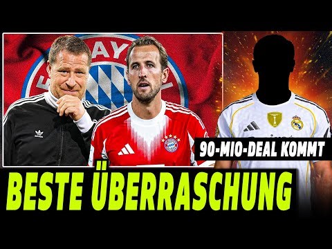 BAYERN TRUMPF für KANE VERLÄNGERUNG! REAL PLANT 90 MIO DEAL