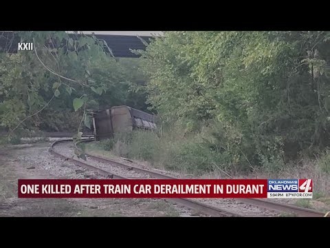 One killed after train car derailment in Durant