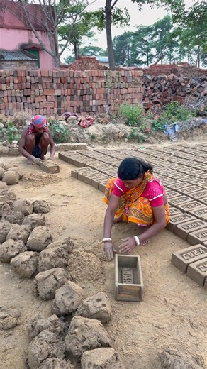 🧱 How Bricks Are Made by Hand | Traditional Village Brick Making#brickmaking