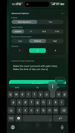Redesigning a basketball court with AI