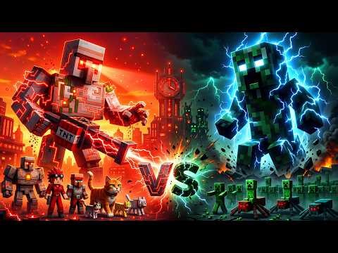 Iron Requiem vs Creeper Legion: The Explosive Apocalypse | Minecraft Animation | Full Movie