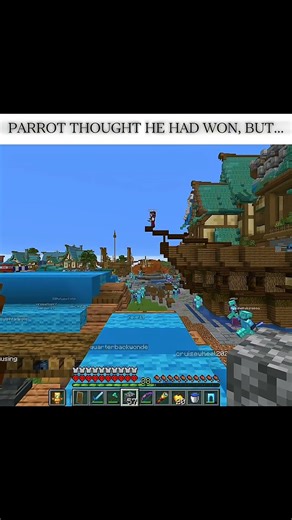 PARROTX2 THOUGHT HE WON... UNTIL... | 🥶 #unstablesmp #minecraft #parrotx2 #wemmbu #flamefrags