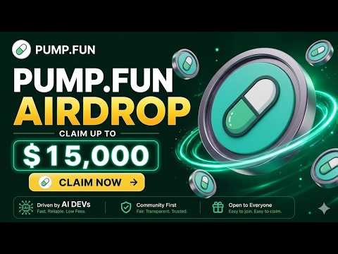 New Solana Crypto Airdrop | Pumpfun Memecoin Airdrop | Claim Up To 15,000$