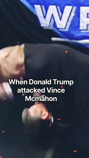 Donald Trump attacks Vince Mcmahon #Wrestlemania